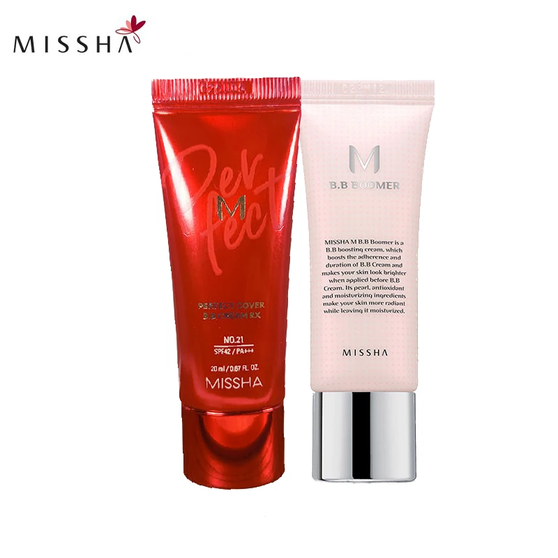 

MISSHA M Perfect Cover BB Cream 20ml RX Liquid Foundation CC Cream Face Base Primer Nude Makeup Korea Cosmetics