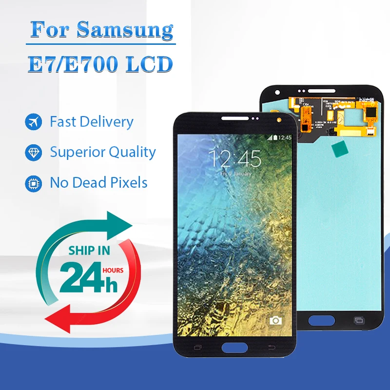 

OLED 5.5 Inch E700 Display For Samsung Galaxy E7 Lcd Touch Screen Digitizer E700F E700H E7000 E7009 Assembly Brand New