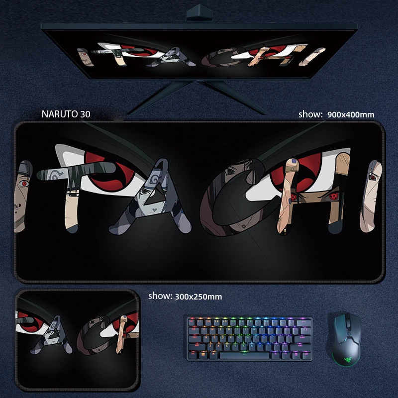 Настольная подкладка для клавиатуры коврик мыши &quotНаруто&quot Naruto с аниме оптовая