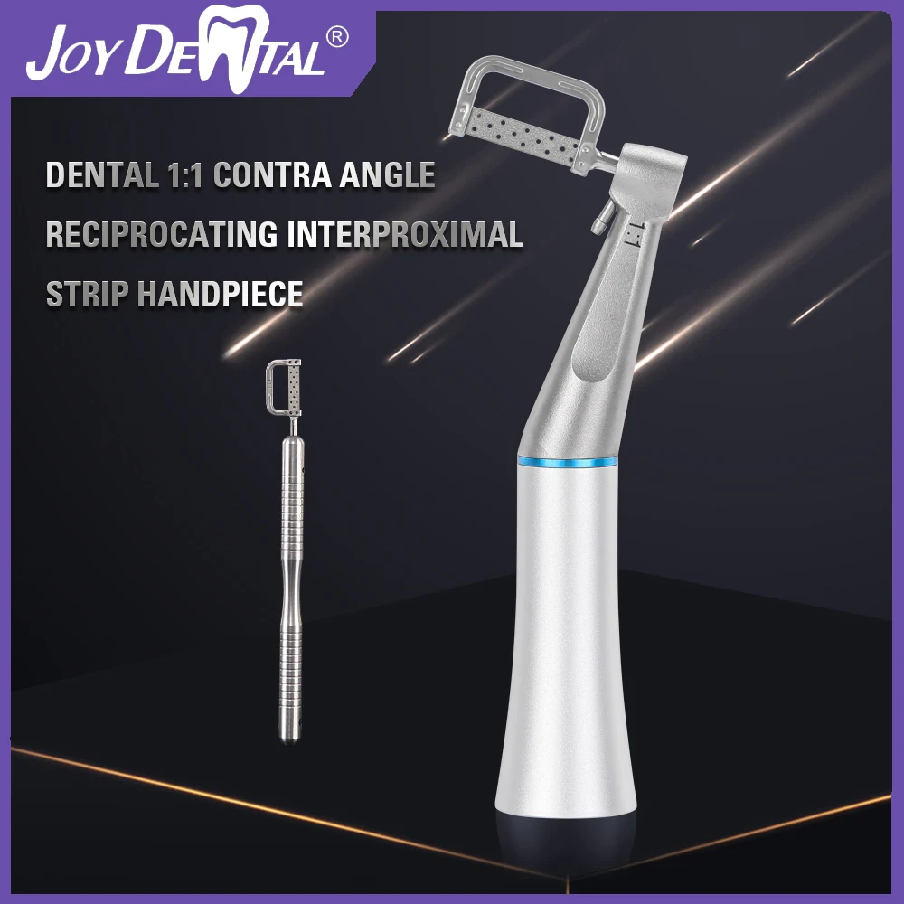 

JOY DENTAL Dental 1:1 Contra Angle Handpiece Set Reciprocating Head E-Type Coupler Connect Vertical Reciprocating Working
