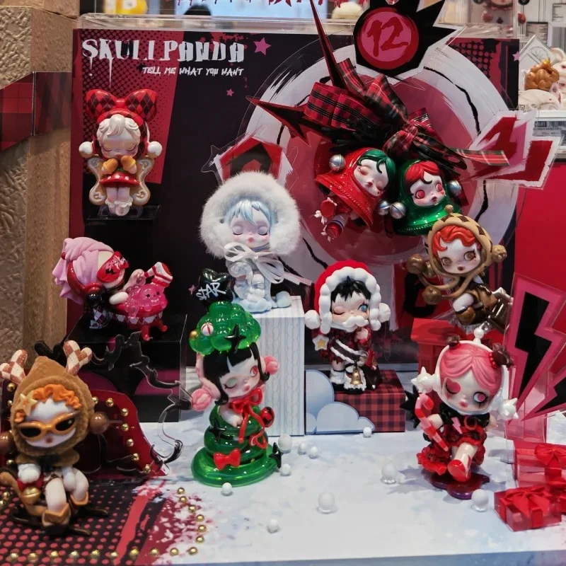 Новая подлинная Skullpanda Time To Make A Wish Series слепая коробка Рождественская атмосфера Let