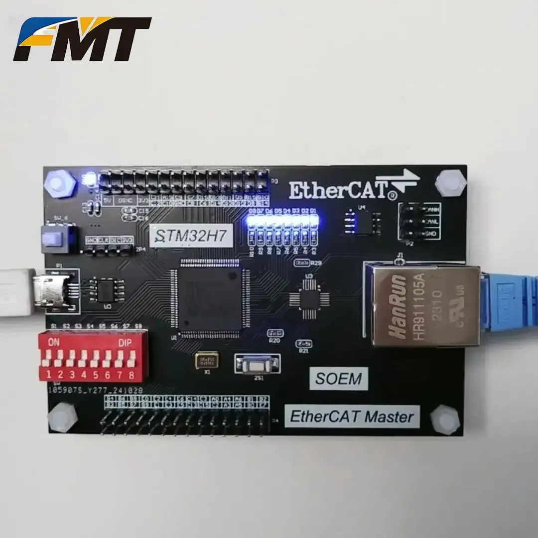 Фото Мастер-станция EtherCAT FMT .SOEM STM32H743 поддерживает LAN9252, AX58100, ET1100 и другие подчиненные станции. №1