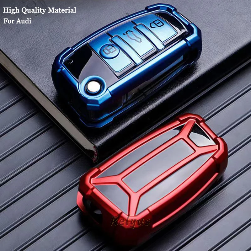 

TPU Remote Key Case Cover for Audi A3 8L 8P A4 B6 B7 B8 A6 C5 C6 4F RS3 Q3 Q7 TT 8L 8V S3 Car Styling Key Protector Accessories