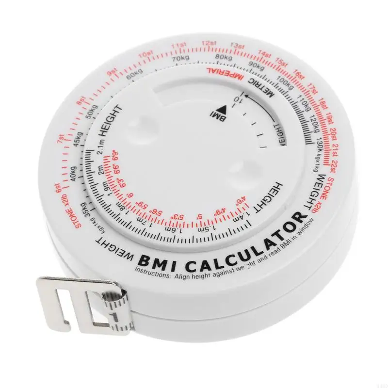 B46D BMI Масса тела Индекс выдвижной лента 150 см. Измерение калькулятора потеря веса