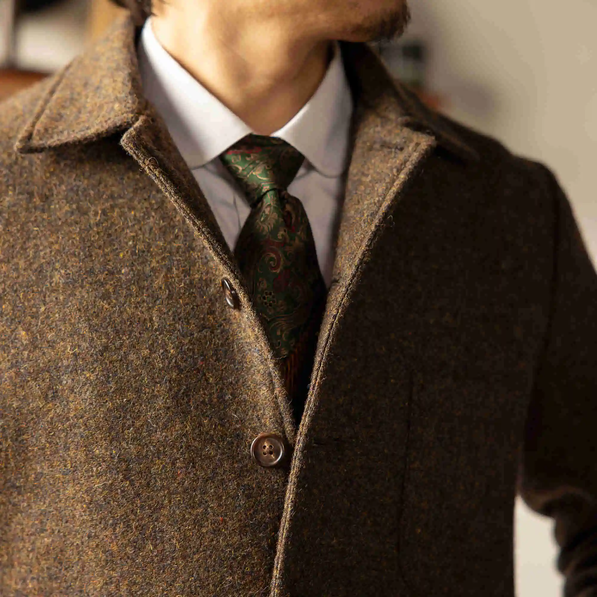 

NS-0003 Red Tornado US Big Size Top Quality Super Warm 85% Wool Tweed Blazer Vintage Stylish French Worker Jacket
