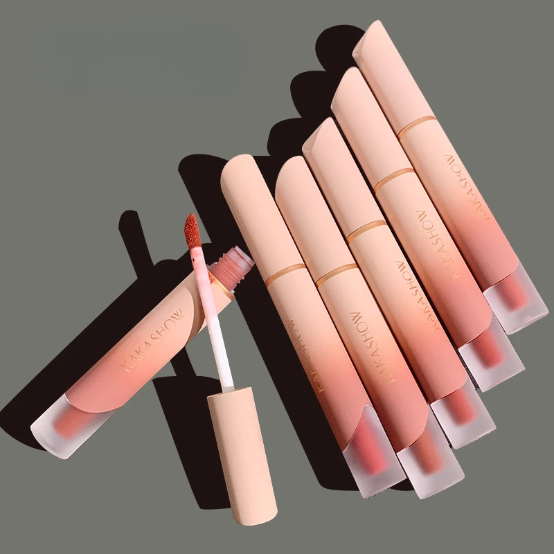 

Matte Velvet Lip Glaze Long Lasting No Fading Lipstick Waterproof Sexy Women Lip Makeup Silky Smooth Lipstick Lip Tint Cosmetics