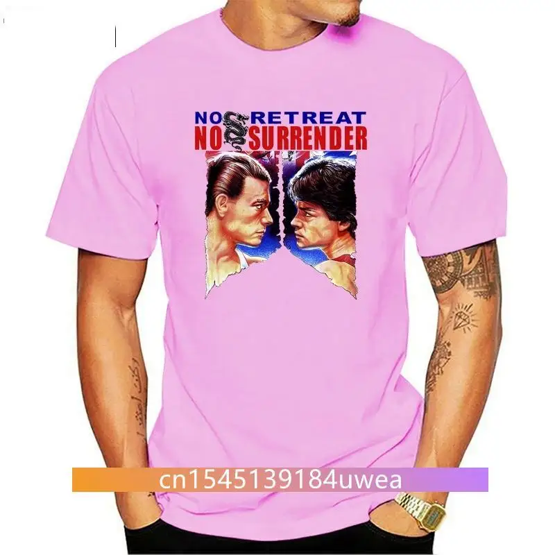 New No Retreat No Surrender T-Shirt Retro Karate Movie Old Style Film Free Shipping 2Xl 17Xl Tee Shirt