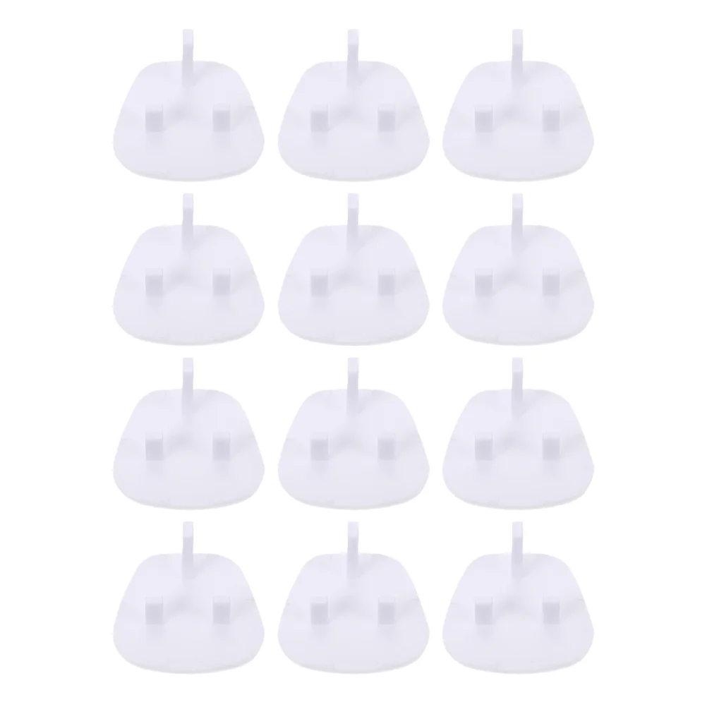 

12 Pcs Socket Protection Cover Baby Proof Electrical Protector Outlet Covers Safety Child Abs Plastic Plug