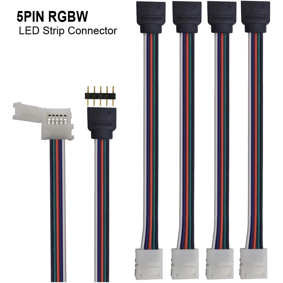 

Кабель-удлинитель 5Pin 5050 Φ RGBW для 12-24V 5050 RGBW WW