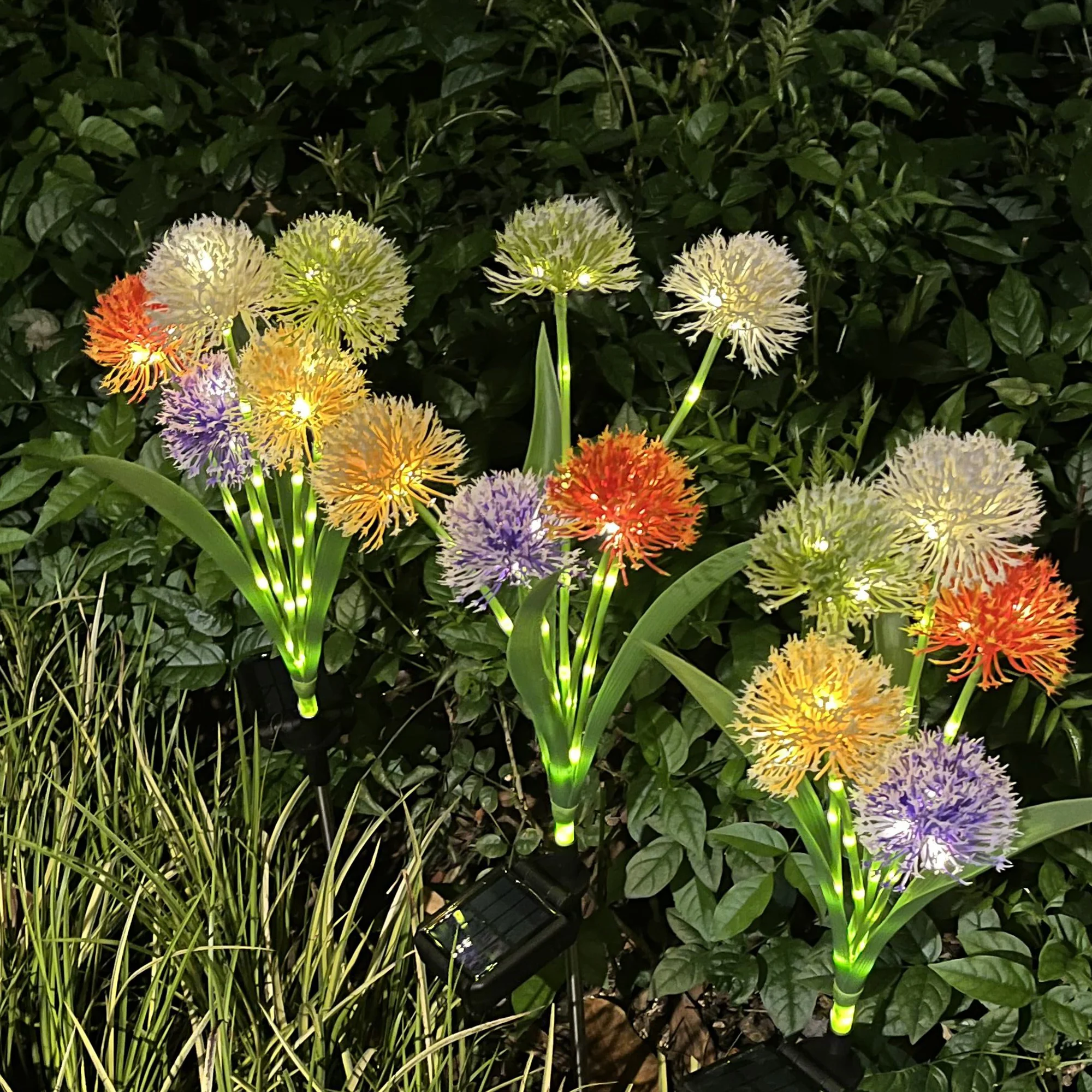

Уличные садовые фонарики на солнечной батарее, 5 цветов, ландшафтное водонепроницаемое освещение для сада, газона, двора, Свадебный декор