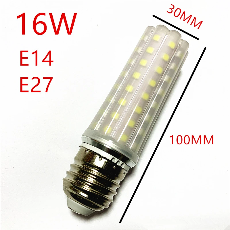 12W 16W 18W 220V/AC Light Bulb E14 E27 LED Double Color Lamp SMD2835 Corn Bulb Light Bulb Corn Light chandelier warm white