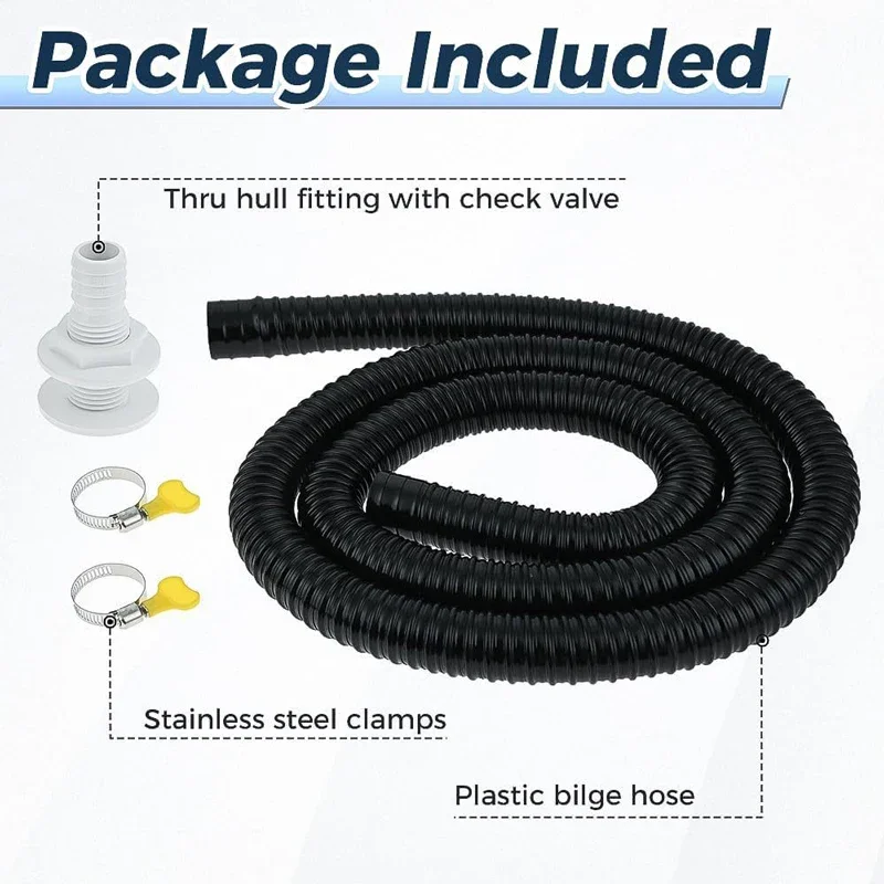 29 мм уплотнительный шланг трюмного насоса Apt-Get для установки выпускной трубы