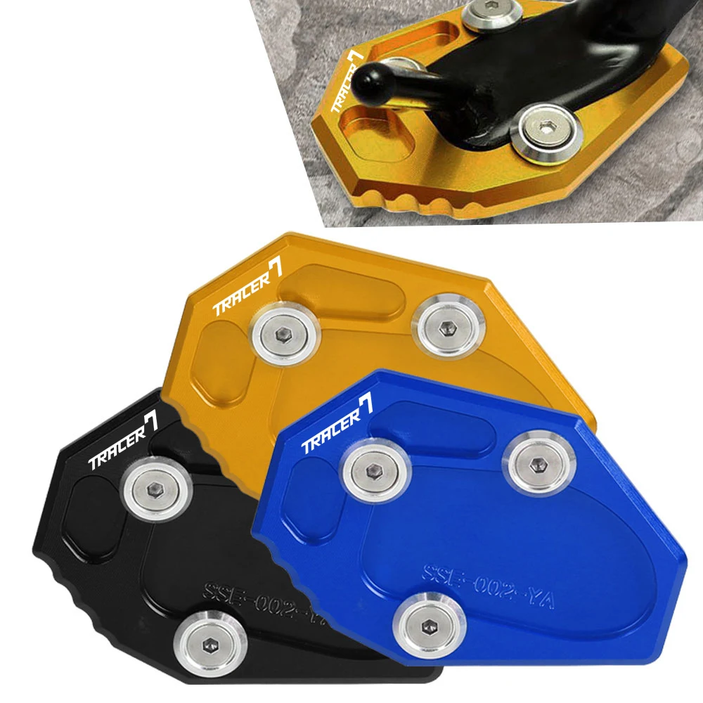 

2023 трассировочный алюминиевый мотоцикл, боковая подставка, пластина Увеличителя, подставка, расширение для Yamaha TRACER7, трассировщик 7 GT 2021 2022