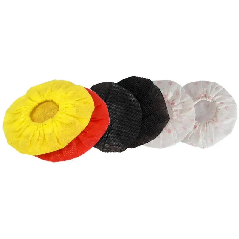 30pcs Disposable Non-woven Microphone Cover Removal Windscreen Protective Mic Cap Pad for KTV Karaoke Supplies Clean