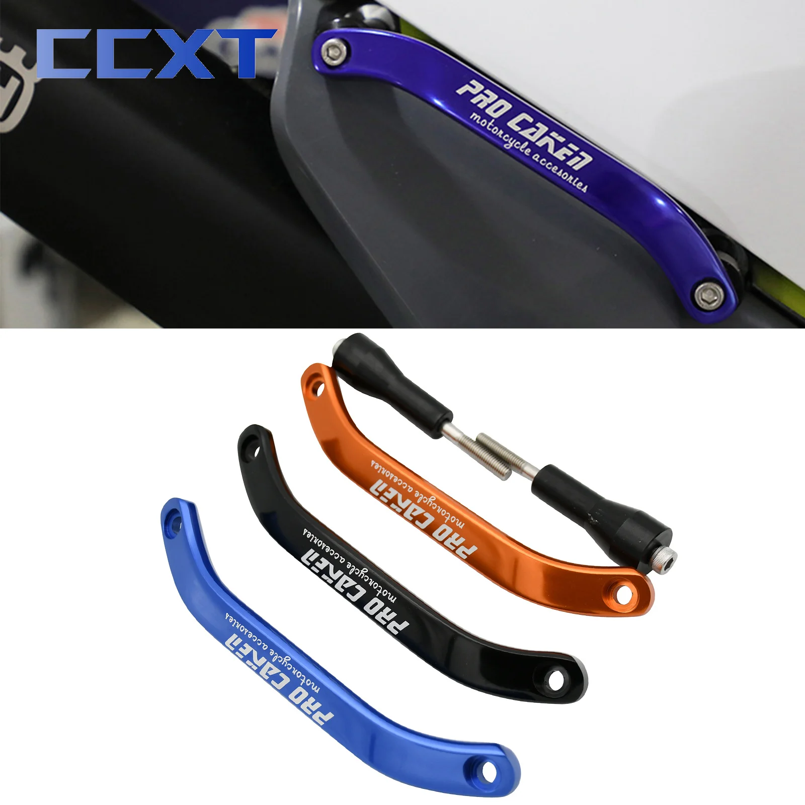 

Rear Seat Grab Handle CNC Rail Handle Handrail For KTM SX SXF XC XCF XCW EXC EXCF TPI SIX DAYS 125 150 250 300-450 500 2019-2021