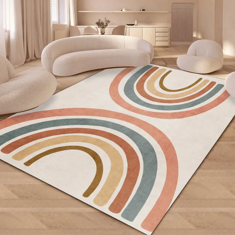 

Modern Nordic Style Carpets for Living Room Home Bedroom Decor Soft Non-slip Floor Mat Large Area Rug Washable Washroom Carpet