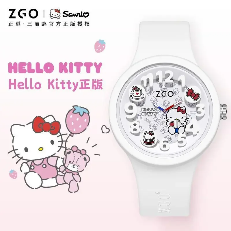 Часы для девочек Hellokitty серии ZGO Sanrio водонепроницаемые детские электронные