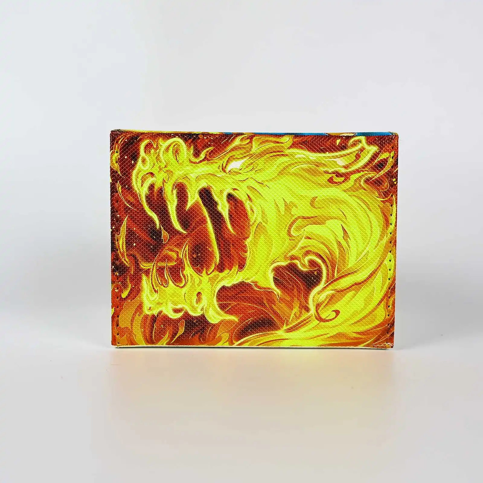 Ю-Ги-О! Саламандра кожаный ящик для хранения карт Flying Flame Dragon OPCG PTCG YGO магнитный