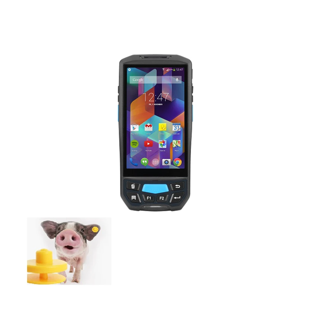 Фото Сканер штрих-кодов BloveDream 1D 2D QR и RFID (LF 134.2 кГц) для Android, портативный считыватель для ушных бирок крупного рогатого скота, домашних животных, овец, коз, свиней №4