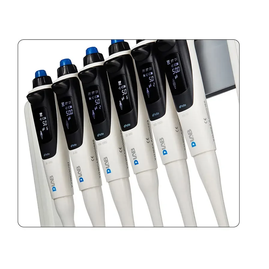 Электрическая пипетка DLAB dPette+ Одноканальная многодиапазонная Лабораторное