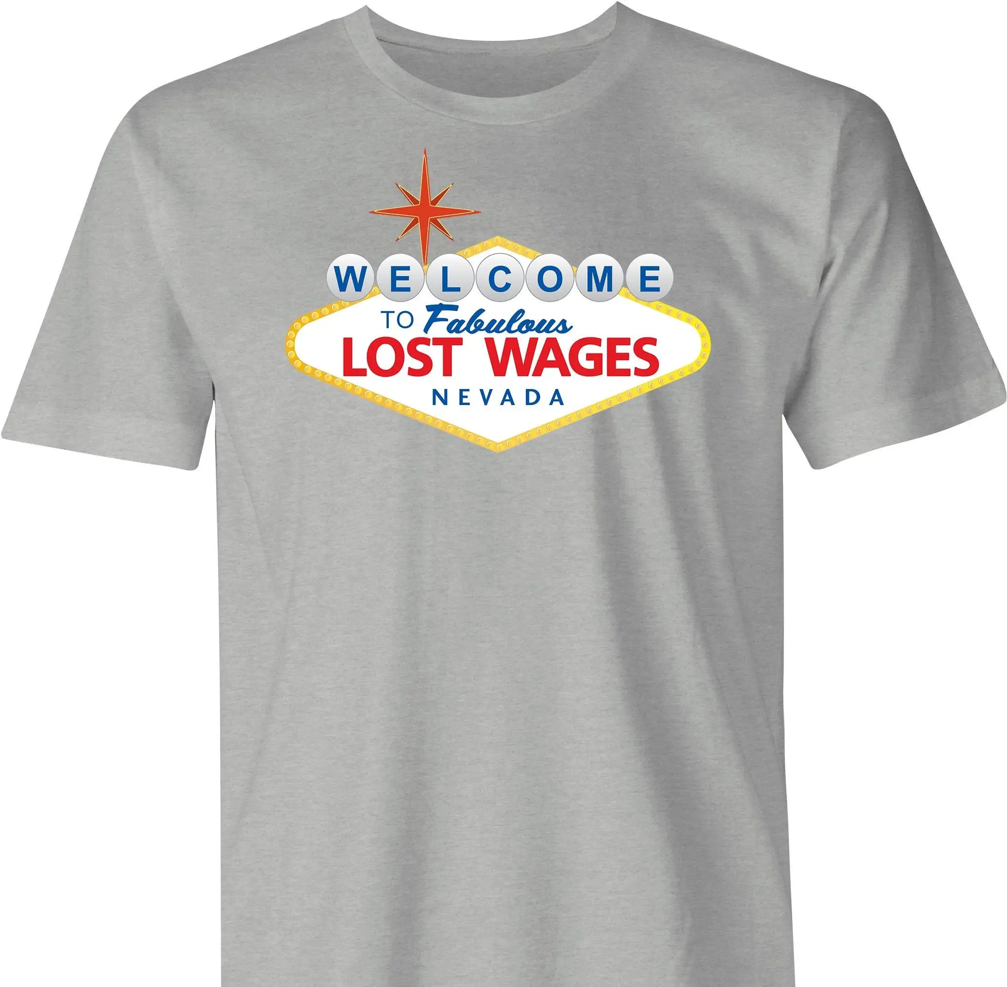 Футболка Lost Wages By Bigbadt Com забавная Веселая Лас-Вегас