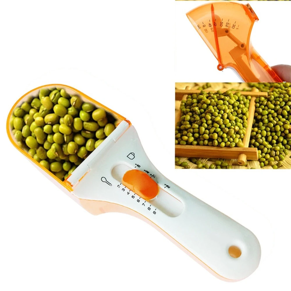 

5-30ML Adjustable Measuring Spoon with Scale Kitchen Porridge - Metering Spoon for Baking/Cooking/Coffee/Sugar/Salt/Powder