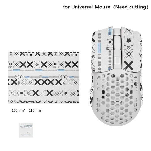 Универсальная Нескользящая наклейка для мыши, «сделай сам», потостойкая клейкая лента для мыши, износостойкая наклейка для игровой мыши 15*11 см