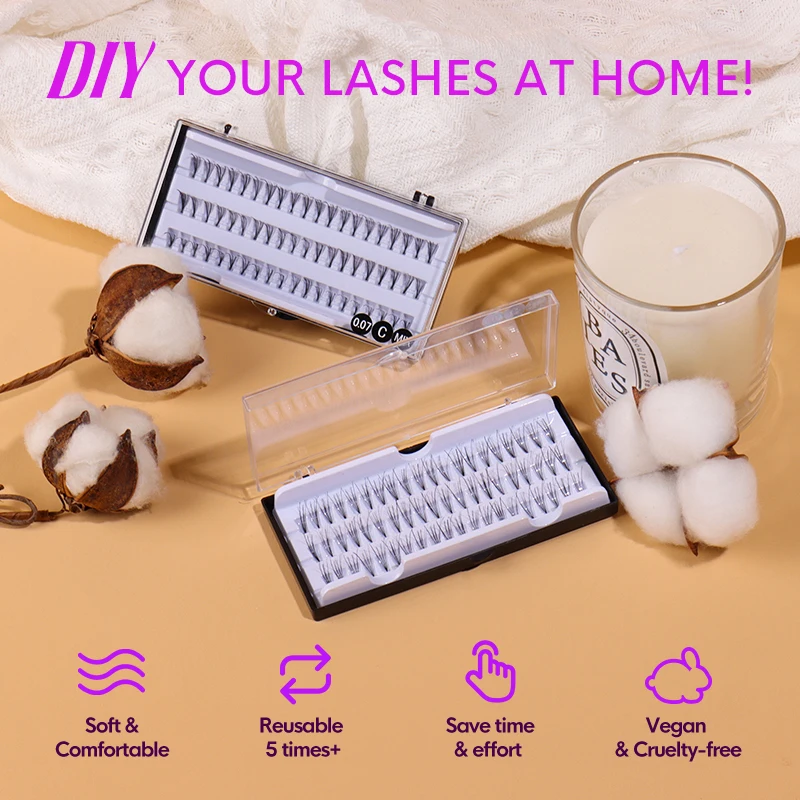 8101214mm mixed 10pcsLot Individual False Eyelash Extension Long Under Short Medium Choose any Sizes You Need (art.: 78b3f998) - 78b3f998