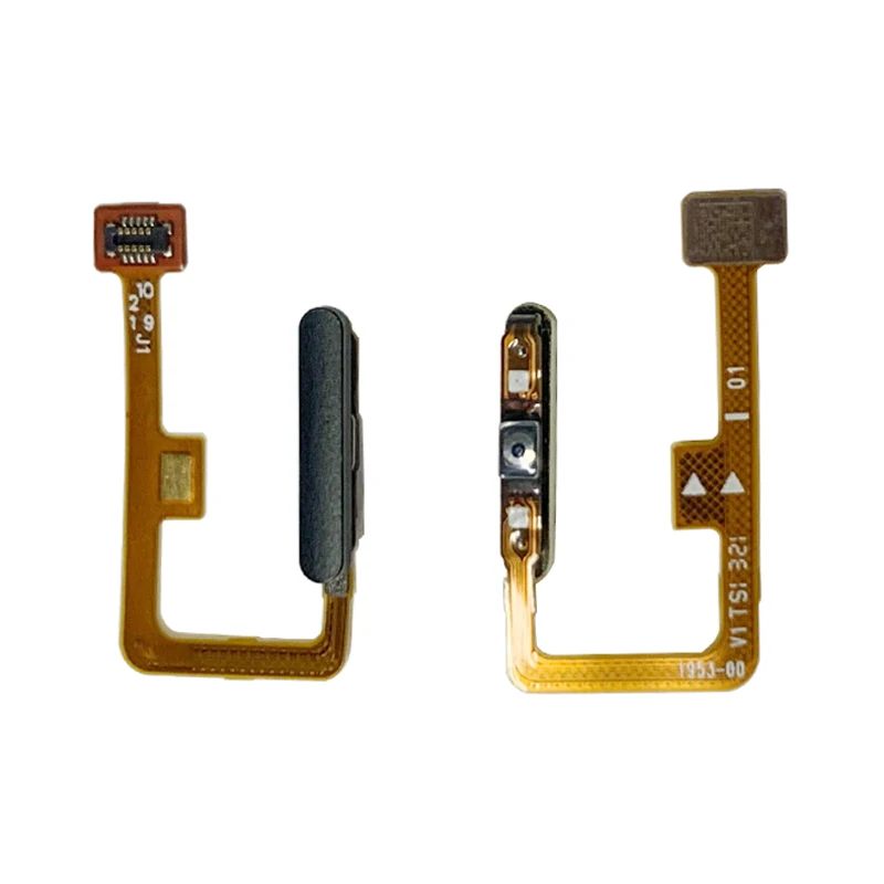 Original Fingerprint Sensor Home Button Flex Cable For Xiaomi Mi 11 Lite Touch Sensor Scanner Repair Parts