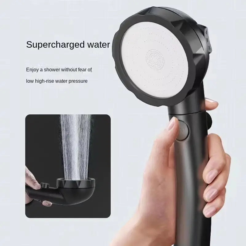 Настенный медный смеситель для горячей и холодной ванны насадка душа черная