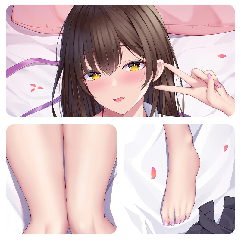 Огивара Sayu Higehiro Hige Soru. Наволочка для подушки Soshite Joshi Kosei O Hiro Dakimakura с двумя видами