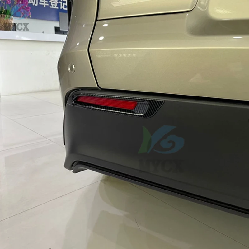 2 шт. ABS автомобильный Стайлинг для Toyota bZ4X 2022 2023 задний багажник противотуманные