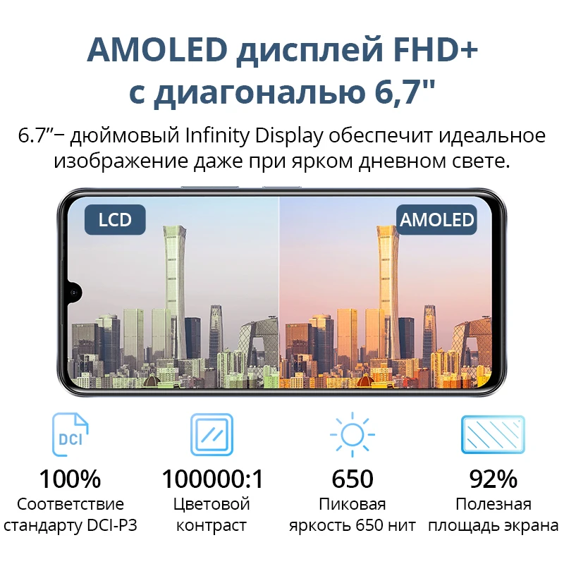 Смартфон Infinix Note 11 NFC 6+128GB Helio G88 6.7&quot FHD+ Vivid AMOLED Тройная AI камера 50Мп российская