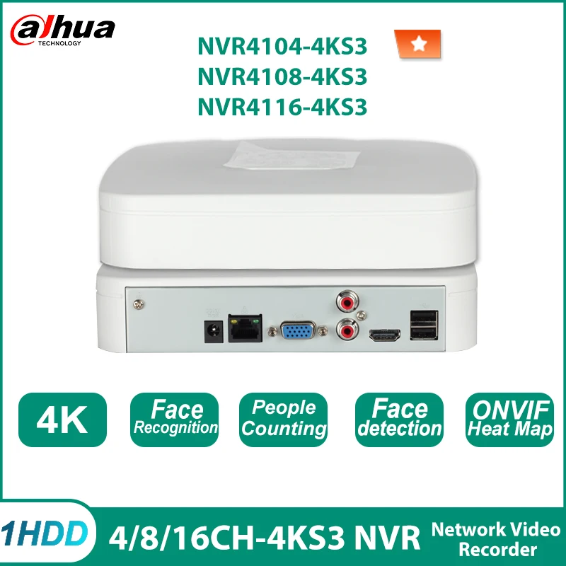 

Сетевой видеорегистратор Dahua 4/8/16 каналов