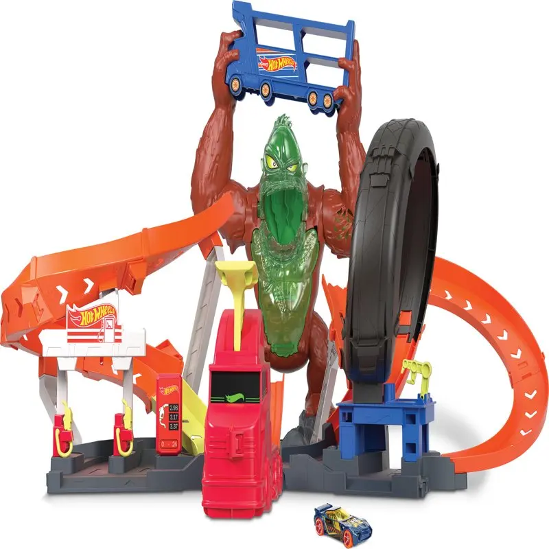 

City Toxic Slam Playset & 1 64 Scale Toy Car with Lights & Sounds