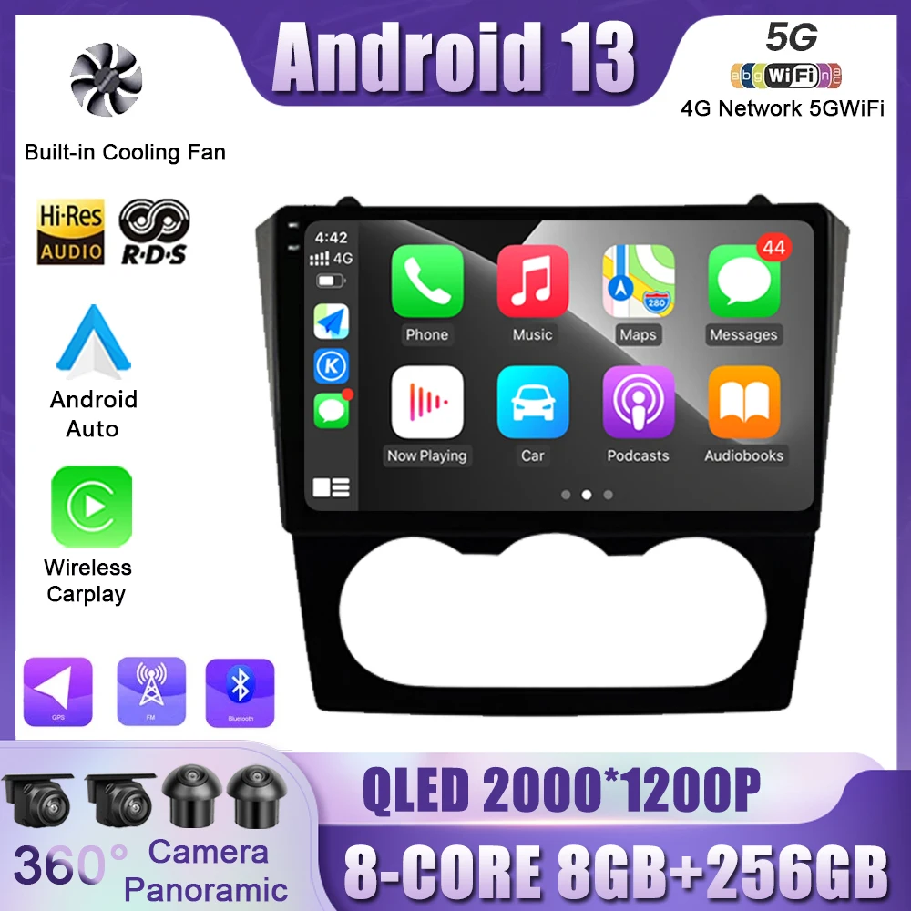 

Android 13 для Nissan Teana Altima Manual 2008 2009 2010 2011 2012, автомагнитола, мультимедийный плеер, навигация GPS, воспроизведение аудио