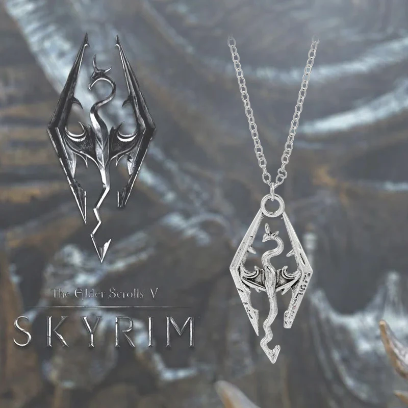 Женское Ожерелье с изображением черепа и Сатурна |