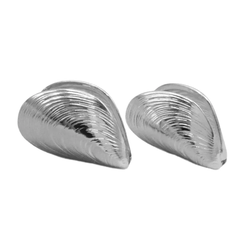 Привлекательные серьги-гвоздики в форме ракушек ювелирные изделия для любителей