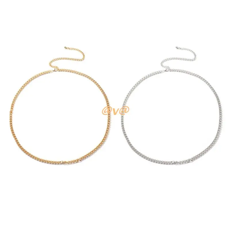 

Цепочка на живот, тонкая цепочка на талию для женщин, соблазнительный серебристый, золотой декоративный пояс для платья