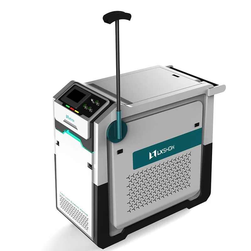 Высокое качество и новейший дизайн 1 кВт 2 ЧПУ непрерывная Лазерная Очистка для