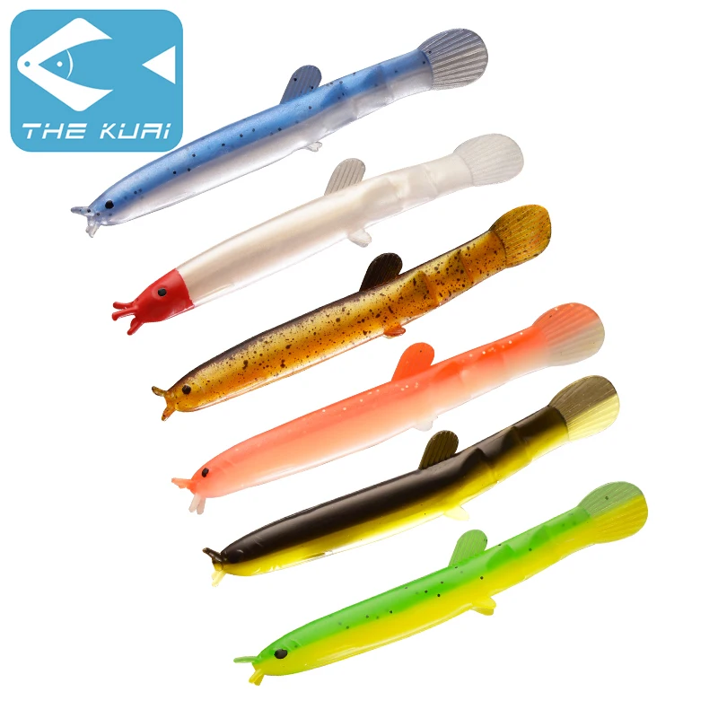 

TheKuai New loach Fishing Lure Soft Lure 60mm 1.4g Soft Tail Worm Wobbler Pike Zander Perch Troute Bass Artificial Bait Pesca