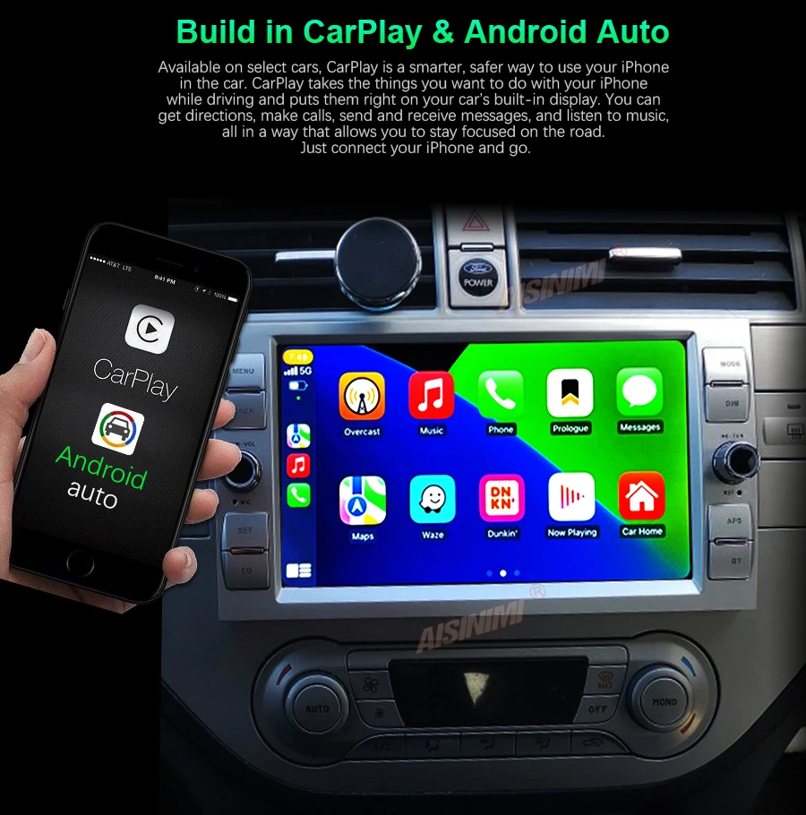 AISINIMI Android автомобильный плеер для VW Jetta Bora Polo Golf 4 Passat B5 радио автомобильное аудио