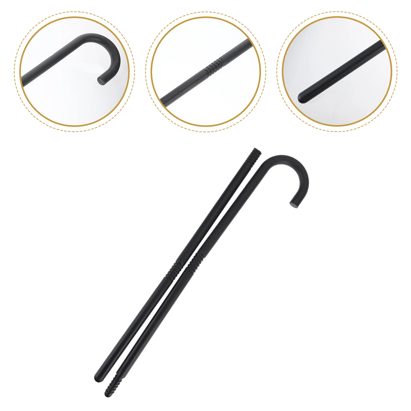 

Magician Cane Wand Crutch Stick Prop Staff Party Cosplay Kids Dancing Trick Costume Wizzard Masquerade Telescopic Decorative