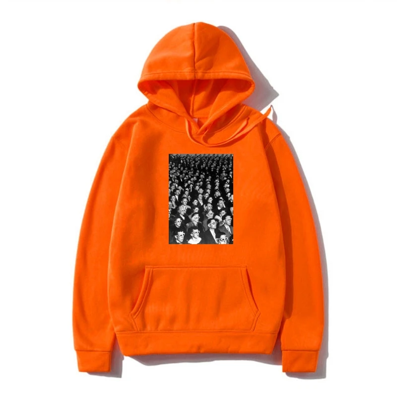 

Hoodies Society of The Spectacle Outerwear Guy Debord X-Ray Spex Prin Outerwear Fashion Warm Letter Hoodys Hoody Trend