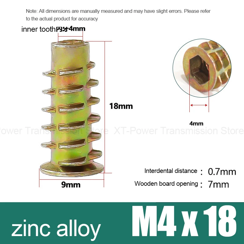 

Фланцевые гайки М4-М10 из цинкового сплава 6-30 мм