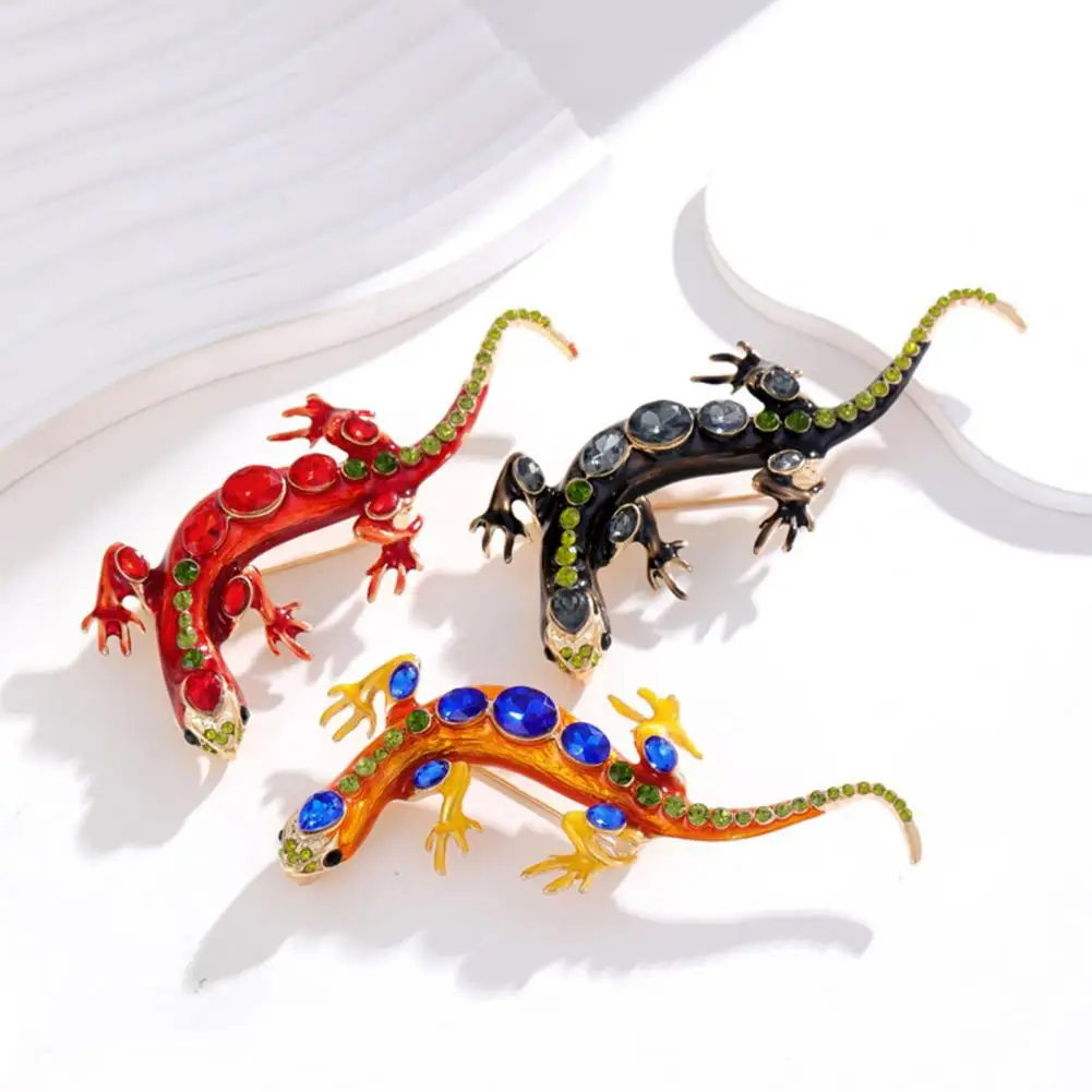 Брошь в форме рептилий булавка изысканная Винтажная брошь рептилии с