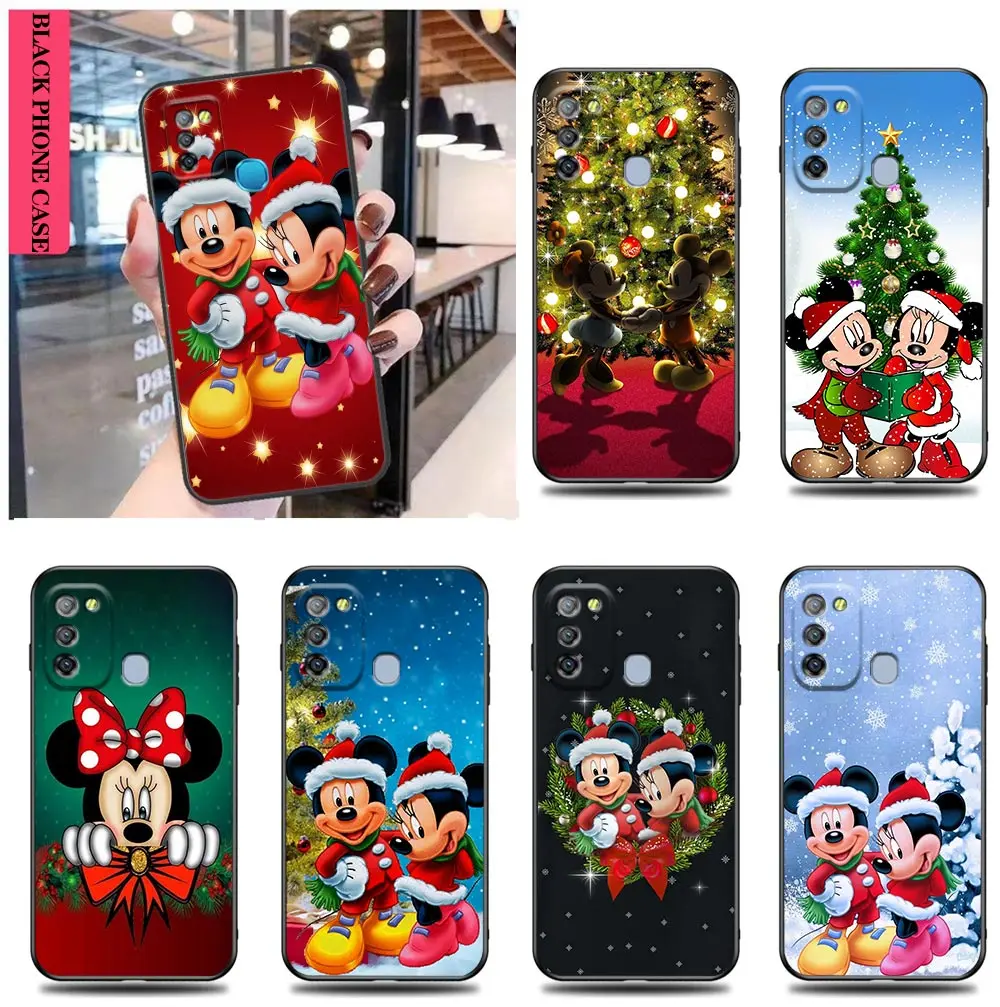 

Mickey Minnie Mouse Christmas Case For TECNO S5 SMART SPARK 5 6 7 GO AIR ZERO HOT 8 X 20 CAMON 16 19 POVA 2 4 NEO2 PRO 5G Case