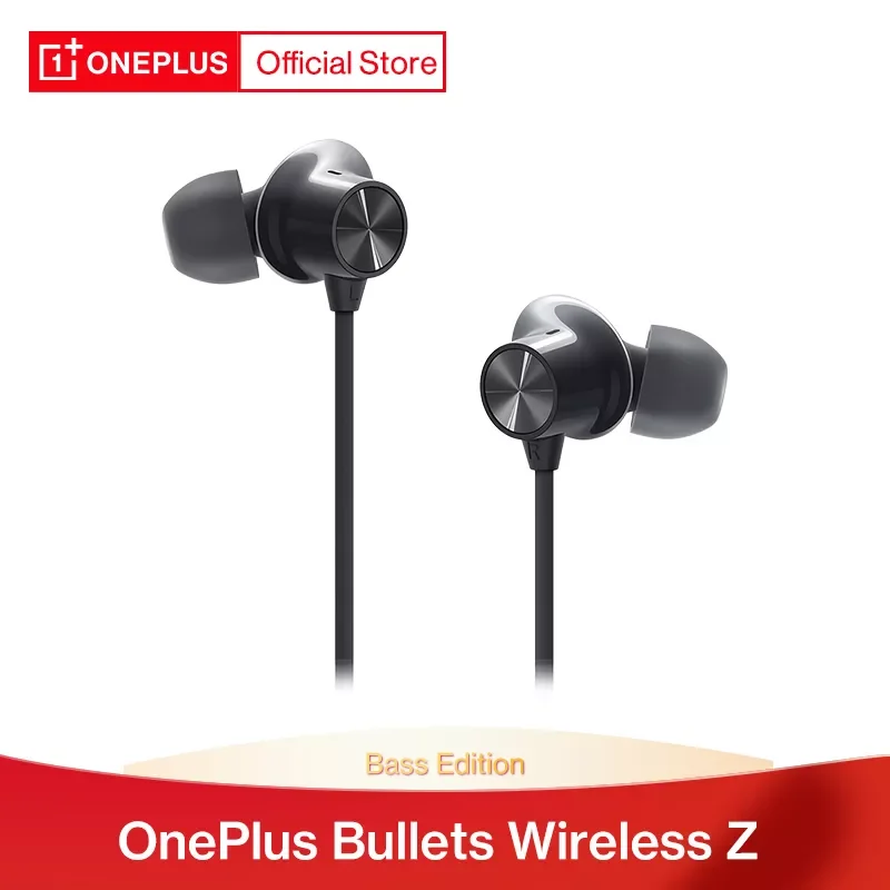 

NEW2023 OnePlus Bullets Wireless Z Earphones Bass Edition Charge for 10 minutes Enjoy for 10 hours Bluetooth 5.0 IP55 Up to 20/1