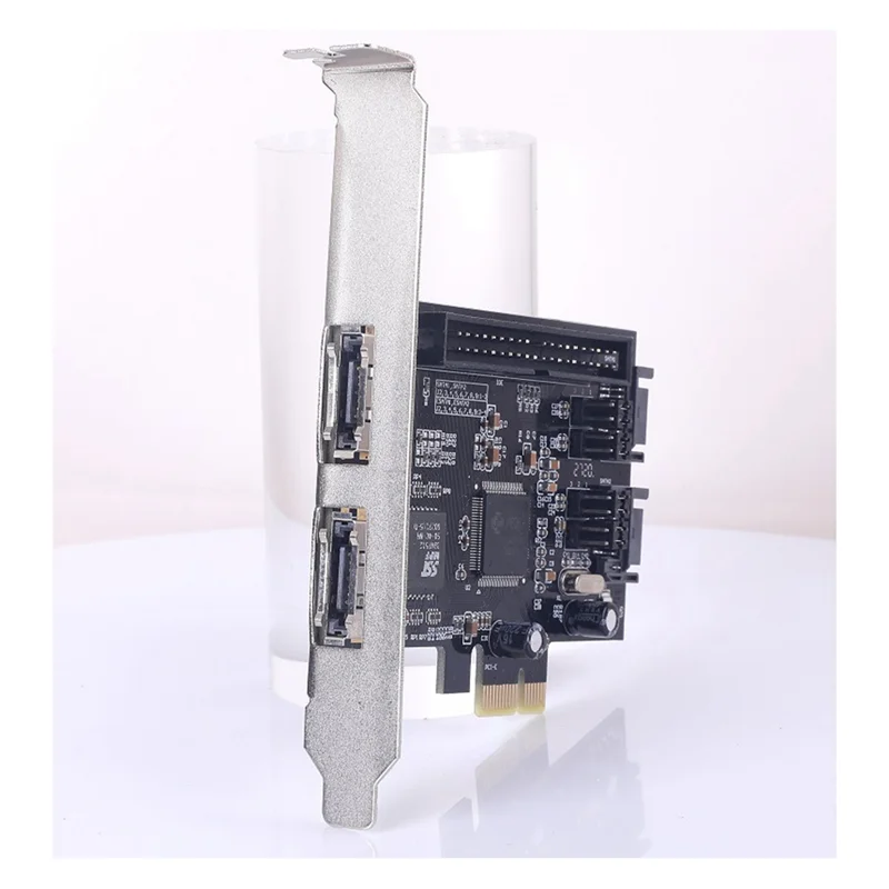 Фото 1 шт. SATA IDE PCI E Карта адаптера PCI E к SATA 2.0 + IDE ESATA X2 Комбинированный адаптер-конвертер RAID-контроллер-N35R №3