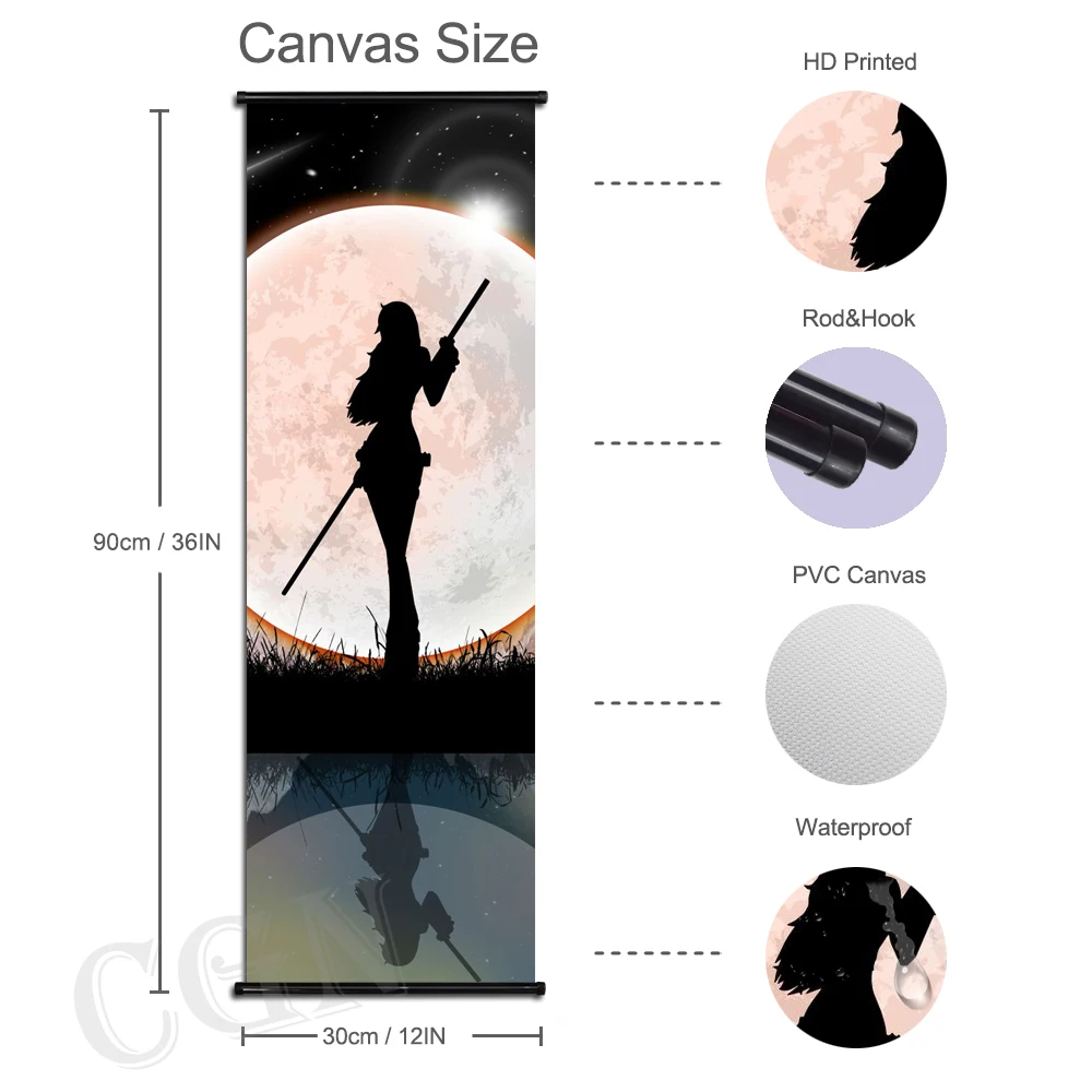 Постер обезьяны D.Dragon с принтом японский аниме ророноа Зоро холст для